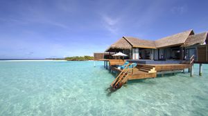 Preview wallpaper maldives, tropical, bungalows