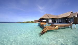 Preview wallpaper maldives, tropical, bungalows