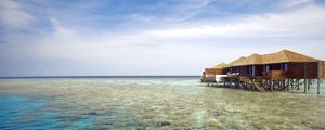 Preview wallpaper maldives, tropical, bungalows