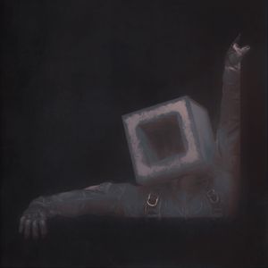 Preview wallpaper man, cube, pose, fantasy, art
