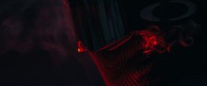 Preview wallpaper man, mask, backlight, dark