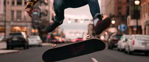 Preview wallpaper man, skateboard, jump, trick, skate