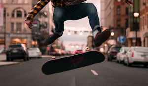 Preview wallpaper man, skateboard, jump, trick, skate