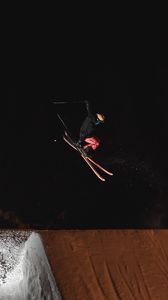 Preview wallpaper man, skiing, sport, jump, slope