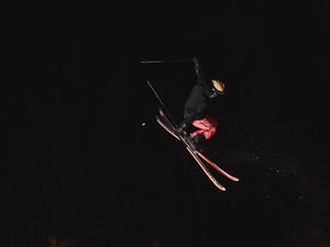 Preview wallpaper man, skiing, sport, jump, slope