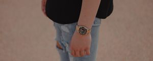 Preview wallpaper man, style, watches, sneakers