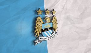 Preview wallpaper manchester city, england, premier league, logo