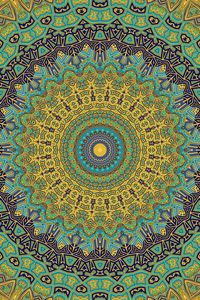 Preview wallpaper mandala, circles, abstraction, pattern, fractal