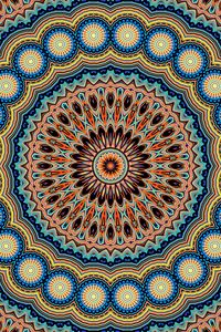 Preview wallpaper mandala, fractal, circles, pattern, abstraction