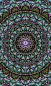 Preview wallpaper mandala, kaleidoscope, fractal, pattern, circles, abstract