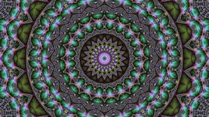 Preview wallpaper mandala, kaleidoscope, fractal, pattern, circles, abstract