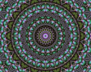 Preview wallpaper mandala, kaleidoscope, fractal, pattern, circles, abstract