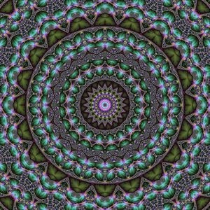 Preview wallpaper mandala, kaleidoscope, fractal, pattern, circles, abstract