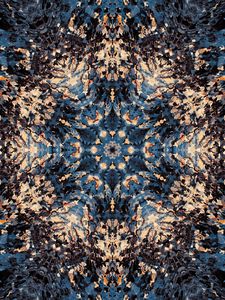 Preview wallpaper mandala, pattern, abstraction, spots, fractal