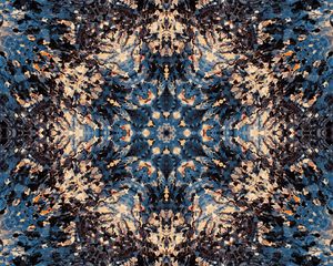 Preview wallpaper mandala, pattern, abstraction, spots, fractal