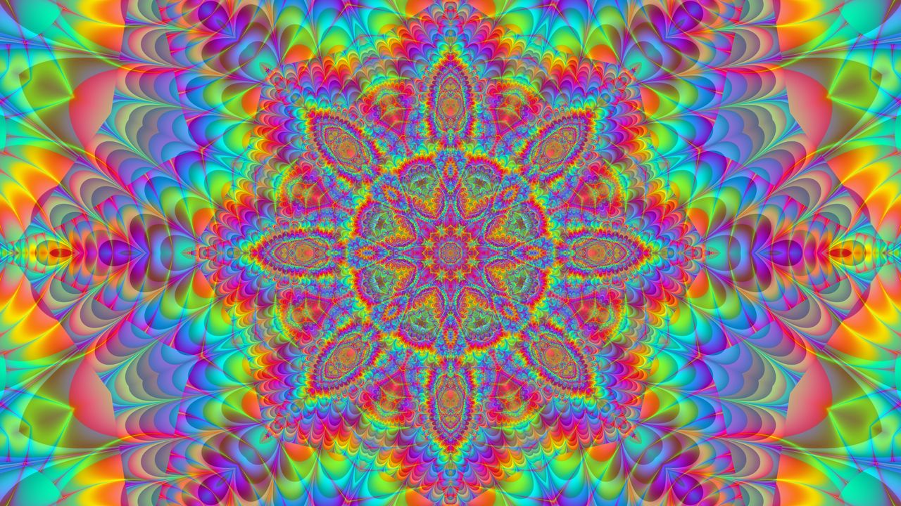 Wallpaper mandala, pattern, abstraction, colorful hd, picture, image