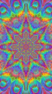 Preview wallpaper mandala, pattern, abstraction, colorful