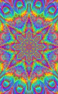 Preview wallpaper mandala, pattern, abstraction, colorful