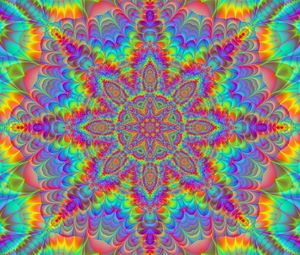 Preview wallpaper mandala, pattern, abstraction, colorful