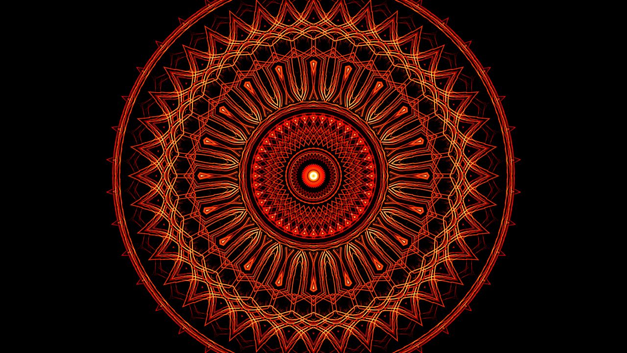 Wallpaper mandala, pattern, abstraction, circles