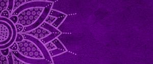 Preview wallpaper mandala, pattern, background, purple