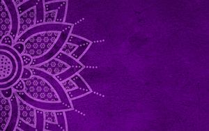 Preview wallpaper mandala, pattern, background, purple