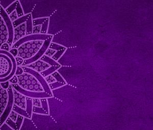 Preview wallpaper mandala, pattern, background, purple