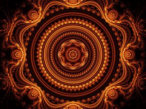 Preview wallpaper mandala, pattern, circles, ornament, abstraction