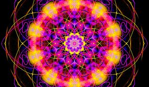 Preview wallpaper mandala, pattern, colorful, abstraction