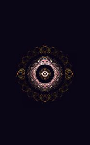 Preview wallpaper mandala, pattern, fractal, digital, abstraction