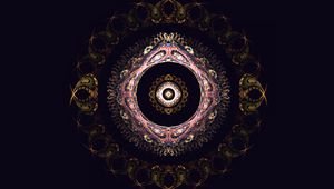 Preview wallpaper mandala, pattern, fractal, digital, abstraction