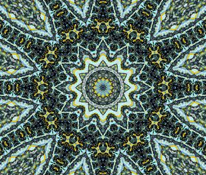 Preview wallpaper mandala, pattern, fractal, circles, shapes