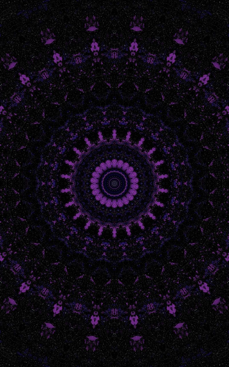 Download wallpaper 800x1280 mandala pattern kaleidoscope ornament  purple samsung galaxy note gtn7000 meizu mx2 hd background