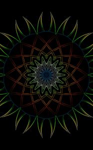 Preview wallpaper mandala, pattern, ornament, art