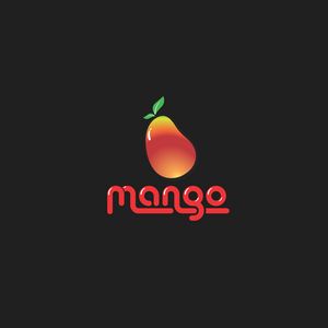 Preview wallpaper mango, fruit, inscription, vector