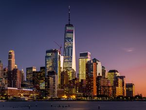 Preview wallpaper manhattan, new york, usa, skyscrapers