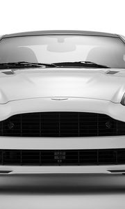 Preview wallpaper mansory aston martin, vanquish, 2005, white, front view, auto