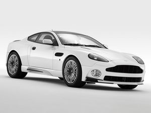Preview wallpaper mansory, aston martin, vanquish, 2005, white, side view, style