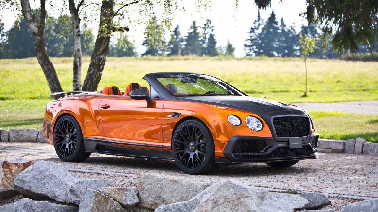 Wallpaper mansory, bentley, continental, gtc, side view