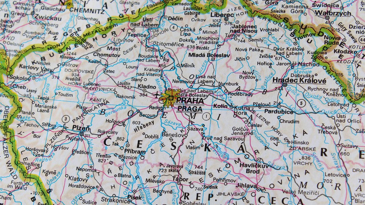 Wallpaper map, prague, travel, czech republic