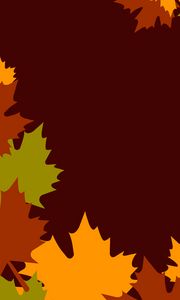 Preview wallpaper maple, leaves, autumn, art