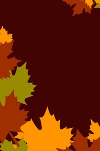 Preview wallpaper maple, leaves, autumn, art