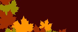 Preview wallpaper maple, leaves, autumn, art