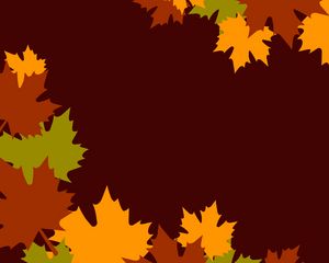 Preview wallpaper maple, leaves, autumn, art