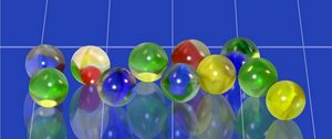 Preview wallpaper marbles, blue, desing, cercle, miror