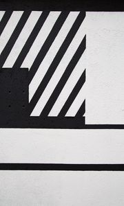 Preview wallpaper marking, strip, bw, texture