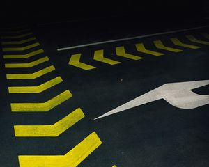 Preview wallpaper markings, asphalt, arrows, pointer