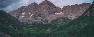 Preview wallpaper maroon bells, united states, mountains, lake