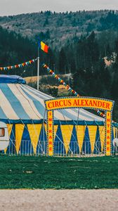 Preview wallpaper marquee, circus, entertainment