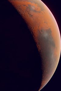 Preview wallpaper mars, planet, brown, surface, space